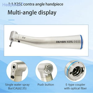 หัวกรอฟันแบบ Contra Angle ความเร็วต่ำ 1:1/1:5/20:1 ไฟเบอร์ออปติก แบบตรง รุ่น X25L/X95L ใช้กับเครื่องกรอฟันแบบลม - Product Image 4