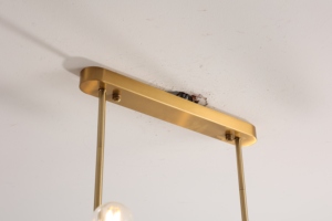 Luminaire américain de luxe en or noir Designer pour îlot de salle à manger Lustre à bras oscillant de style rétro pour le salon Suspension moderne - Product Image 4