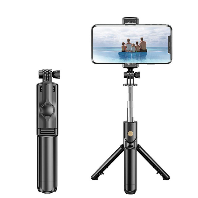 Selfie Stick Wireless Tripod Stand With Light BT Remote Extendable Tripod for Mobile Phone Live Streaming