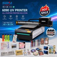 Impresora de cama plana UV de inyección de tinta más vendida para pelota de Golf, máquina impresora de granito de acero inoxidable acrílico con visión de cámara CCD