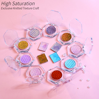 Kemien Chamäleon Multichrome Lidschatten-Palette - 1,6g Hochpigmentiert Langanhaltend Tierversuchsfrei mit Schimmer- und Matt-Finish