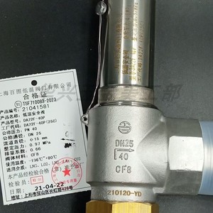 Válvula de Seguridad Criogénica Da22f 40p Dn25 Cf8 para LNG, LO2, AR con Conexión Roscada - Product Image 1
