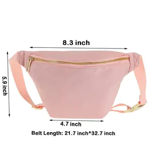 Stock No MOQ Various Colors Waist Pack Bags For Women Belt Bag For Men Nylon