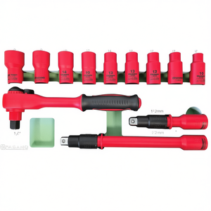 Juego de Llaves de Tubo FASANO de 10-24 mm con Accionamiento de 1/2 Pulgada, Kit de Herramientas Profesional para Mecánicos - Product Image 2