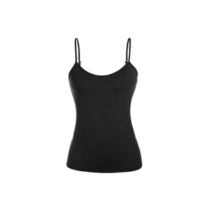 Débardeurs courts d'été pour femmes avec logo personnalisé, tricotés en coton 100% avec logo frontal, imprimé pailleté, écologiques - Product Image 1