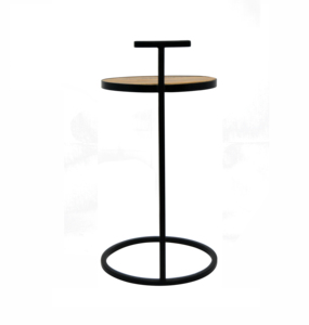 High Quality Premium Cost Modern Luxury Solid Wood Smart <b>Round</b> Customize Multipurpose Usage Bar Wooden and Metal <b>Stool</b> - Product Image 4