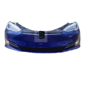 Haute qualité vente chaude 16-2023 modèle S modèle <span class=keywords><strong>X</strong></span> pièces de kit de carrosserie de pare-chocs avant avec calandre pour Tesla - Product Image 2