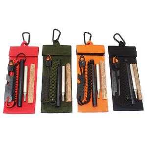 5 pouces Glamping Luxueux Magnésium Fire Starter Sac Poche Soufflet Fatwood Tinder <span class=keywords><strong>Firestarter</strong></span> Kit - Product Image 6