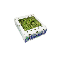 Emballage de légumes et de fruits pliable en plastique bon marché boîte d'emballage transparente de stockage pour légumes et fruits