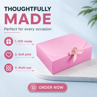 Caja Rectangular Blanca de Cartón Personalizable de 253270 mm, Compatible con Doble Inserto, Empaque Plano, con Impresión a Color