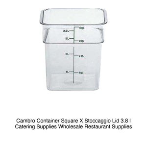 ภาชนะเก็บอาหารทรงสี่เหลี่ยม 3.8 ลิตร ไม่มีฝาปิดแคมโบร 4Sfscw135 - Product Image 2