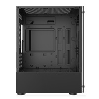 Lovingcool Cheap Tempered Glass Computer Desk Case Mid Tower PC Cabinet Cube ATX/MATX CPU RGB Fan PC Case for Gaming Desktop