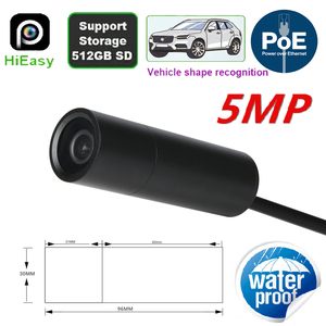 Mini Bullet HI3516C 5MP 3K incorporado 64G WiFi Cámara al aire libre IP67 impermeable seguridad del hogar detección humana Cámara IP Poe RTSP CCTV - Product Image 2