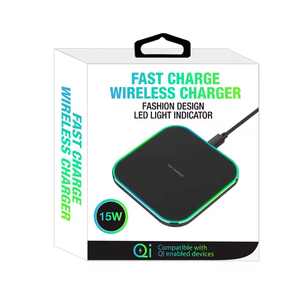 <span class=keywords><strong>Tapis</strong></span> de charge sans fil rapide 10W 15W, chargeur universel fin <span class=keywords><strong>et</strong></span> carré pour smartphones - Product Image 1