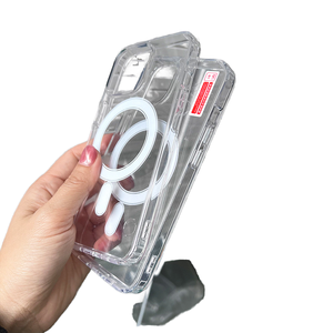 Original Magnetic trong suốt điện thoại di động trường hợp đối với <span class=keywords><strong>iPhone</strong></span> 17 16 15 14 13 12 11 Pro Max cộng với rõ ràng tùy chỉnh điện thoại Bìa - Product Image 4