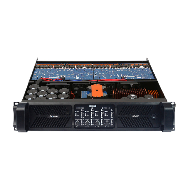 Monitor Speaker Stage Amplifier 10000Q Audio Aluminum case Amplifier for Ceiling Speakers for Music