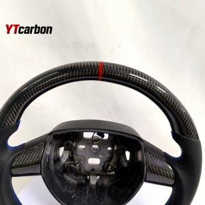 พวงมาลัยคาร์บอนไฟเบอร์แท้แบบกำหนดเองสำหรับโฟกัส MK2รถ KUGA <span class=keywords><strong>MK1</strong></span> ST <span class=keywords><strong>RS</strong></span> สไตล์การแข่ง - Product Image 5