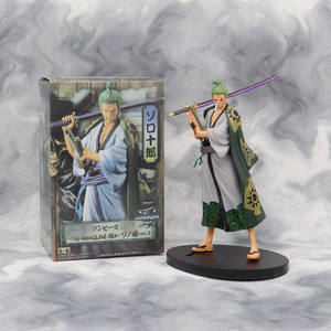 4 Styles 17CM Figurine d'anime 1 PIECE Luffy Sanji Zoro Usopp <span class=keywords><strong>Pays</strong></span> de Wano Kimono Jouets Figurine de <span class=keywords><strong>manga</strong></span> de dessin animé Cadeau - Product Image 4