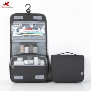 Trousse de Toilette Suspendue Portable et Résistante à l'Eau, Sacs de Voyage Grande Capacité en Polyester, Sacs Cosmétiques de Voyage, Commande Mixte en Gros Prête à Expédier - Product Image 1