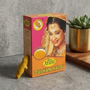 Poudre de Curcuma Bio Afrin Dulhan Haldi pour Clarifier la Peau, Masque Facial Purifiant, Exfoliant Doux, Booster de Teint pour Femmes - Product Image 4