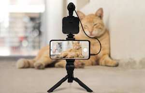 Vlog débutants Smartphone téléphone Kit vidéo, lumière LED Microphone trépied mains libres <span class=keywords><strong>Blog</strong></span> caméra voyage kit d'éclairage vidéo - Product Image 5