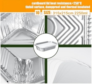 Plaque de cuisson rectangulaire en aluminium grand format 4900ml-9600ml, robuste pour barbecue, rôtissage, cuisson et réceptions - Product Image 4