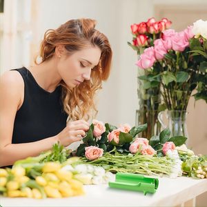 Strumento di Stripping floreale verde fai da te per giardinaggio domestico fiorista negozio di fiori uso rosa spinoso rimozione foglie di Rose fiore stelo più pulito - Product Image 3