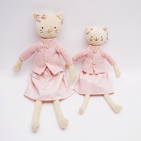 Meilleure vente mignon chat créatif en peluche OEM ODM nouveau tissu éco-ami coloré doux saint valentin Kitty en peluche
