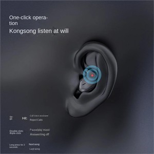 <span class=keywords><strong>Auriculares</strong></span> <span class=keywords><strong>Bluetooth</strong></span> Mini con Pantalla Digital S23, Control Táctil, Ultrafinos, <span class=keywords><strong>Invisibles</strong></span>, Inalámbricos para Dormir - Product Image 4