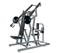 Equipo de Gimnasio Comercial para Entrenamiento de Fuerza, Equipo de Gimnasio de Alta Calidad para Interiores, Prensa de Pecho Iso-Lateral y Polea de Espalda