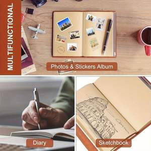 Special Daughter Gift to Mom or Dad Leather Hardcover Thermal Binding A6 140 Pages Digital Printing Writing <b>Journal</b> for Teens - Product Image 4