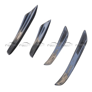 OTD Style Carbon Fiber Front Bumper Fender Canards Trims <b>Splitters</b> for BMW G20 G21 M SPORT 2020-2022 Car Accessories - Product Image 2