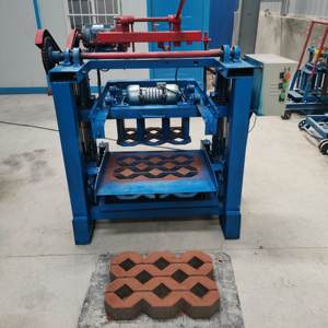 <span class=keywords><strong>Qt4</strong></span> 24 khối Máy Làm tự động hallow bê tông xi măng Interlock gạch làm cho máy móc - Product Image 4