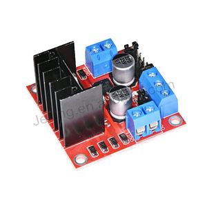 Jeking Dual H-Bridge Carte contrôleur de module de pilote de moteur pas à pas DC <span class=keywords><strong>L298N</strong></span> - Product Image 6