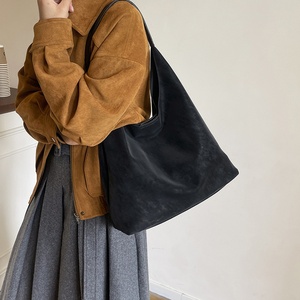 Grande Borsa a Tracolla in PU con Stile Vintage Rilassato <span class=keywords><strong>e</strong></span> Chiusura a Cerniera per il Pendolarismo Autunno/Inverno per Donne - Product Image 2