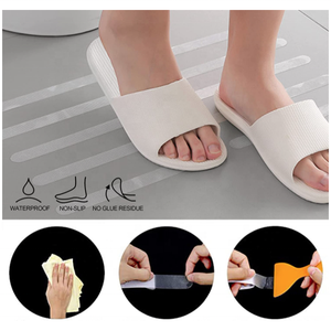 PEVA שקוף אמבטיה אנטי להחליק אסלת רצועת רצפת מקלחת אריחי החלקה מדבקה לאמבטיה - Product Image 4