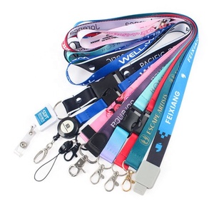 Mini lanière en polyester quantité minimale de commande personnalisée en usine avec offset et sérigraphie Produit avec logo OEM - Product Image 2