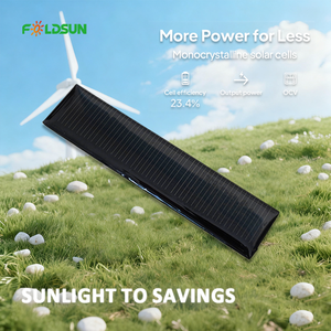 Pannello solare epossidico/PET fai da te 5V 1W 3W pannelli solari Mini celle solari 86*20MM in silicio monocristallino piccolo pannello solare - Product Image 5