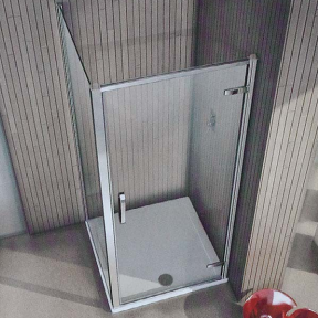 Vente directe d'usine, écran <span class=keywords><strong>de</strong></span> <span class=keywords><strong>douche</strong></span> coulissant en verre trempé, fonctionnement silencieux, respectueux <span class=keywords><strong>de</strong></span> l'environnement, porte à enrouleur en aluminium <span class=keywords><strong>de</strong></span> type grange - Product Image 2