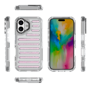 Funda <span class=keywords><strong>de</strong></span> teléfono con cápsula <span class=keywords><strong>de</strong></span> purpurina colorida para <span class=keywords><strong>iPhone</strong></span> 16 <span class=keywords><strong>Pro</strong></span> <span class=keywords><strong>Max</strong></span> 16 Plus 15 14 13 <span class=keywords><strong>Pro</strong></span> <span class=keywords><strong>11</strong></span> XS <span class=keywords><strong>Max</strong></span>, protección completa, funda transparente a prueba <span class=keywords><strong>de</strong></span> golpes - Product Image 2