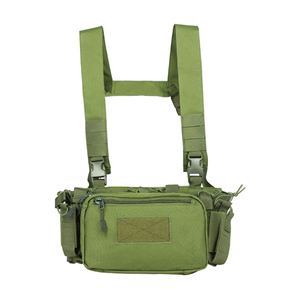 Gilet de sécurité en maille à scratchs personnalisé avec logo 2024, gilet de sécurité unique, gilet porte-plaque de travail personnalisé vert, vente en gros - Product Image 1
