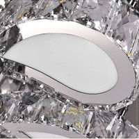 Lustre led cristal au design moderne, produit de luxe, luminaire décoratif d'intérieur, idéal pour un salon, nouveau modèle