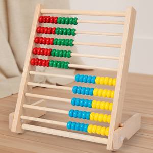 Ábaco de Madera Educativo para Niños, Juguete de Matemáticas con 10 Filas para Cálculo de Números, Juguete de Aritmética para Educación Temprana 2026 - Product Image 2