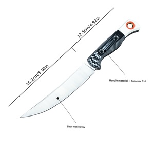 Cuchillo de Pesca de Alta Dureza BM15500-1 con Controlador G10 Personalizable, Fabricado con CNC, para Acampar al Aire Libre y Barbacoa, Portátil, DIY - Product Image 6