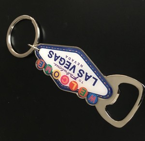 Porte-clés Captain <span class=keywords><strong>America</strong></span> en métal, souvenir de la collection Machine-De-Las-Vega de Las Vegas - Product Image 3