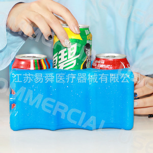 Bloc de glace réutilisable en plastique Yishun 200 ml, boîte à cristaux de glace durable pour le transport en chaîne du froid, usage médical et commercial - Product Image 3