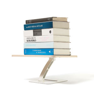 Support <span class=keywords><strong>de</strong></span> <span class=keywords><strong>livre</strong></span> en bois réglable en alliage d'aluminium pour la lecture, support portable pour ordinateur portable en bois durable - Product Image 5