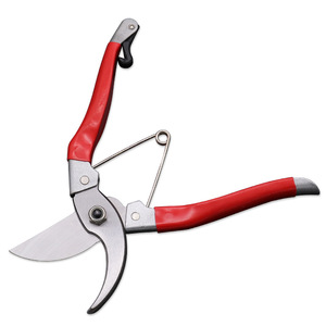 Garden Pruning Shears Bypass Pruner Stainless Steel Red Manual 20-30 Mm Trimming Diameter Butterfly Structure - Product Image 2
