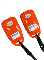 HZBOY DC 12V-24V Remote Control Nirkabel Industri M4 4 Tombol Jangkauan 100m Baterai Isi Ulang untuk Crane Hoist Garasi FCC
