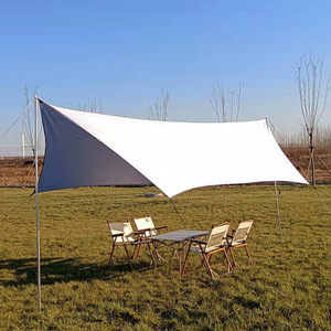 <span class=keywords><strong>Toldo</strong></span> de <span class=keywords><strong>Camping</strong></span> Hexagonal Portátil de Oxford con Recubrimiento Plateado 210D, Protección Solar y Resistente a la <span class=keywords><strong>Lluvia</strong></span> - Product Image 4
